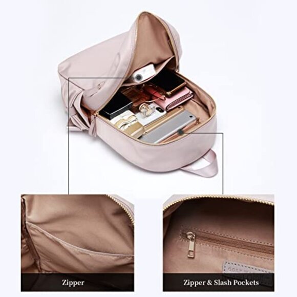 Mini Nylon Laptop Backpack Purse Daypack Water Resistant Travel Bag main image 6